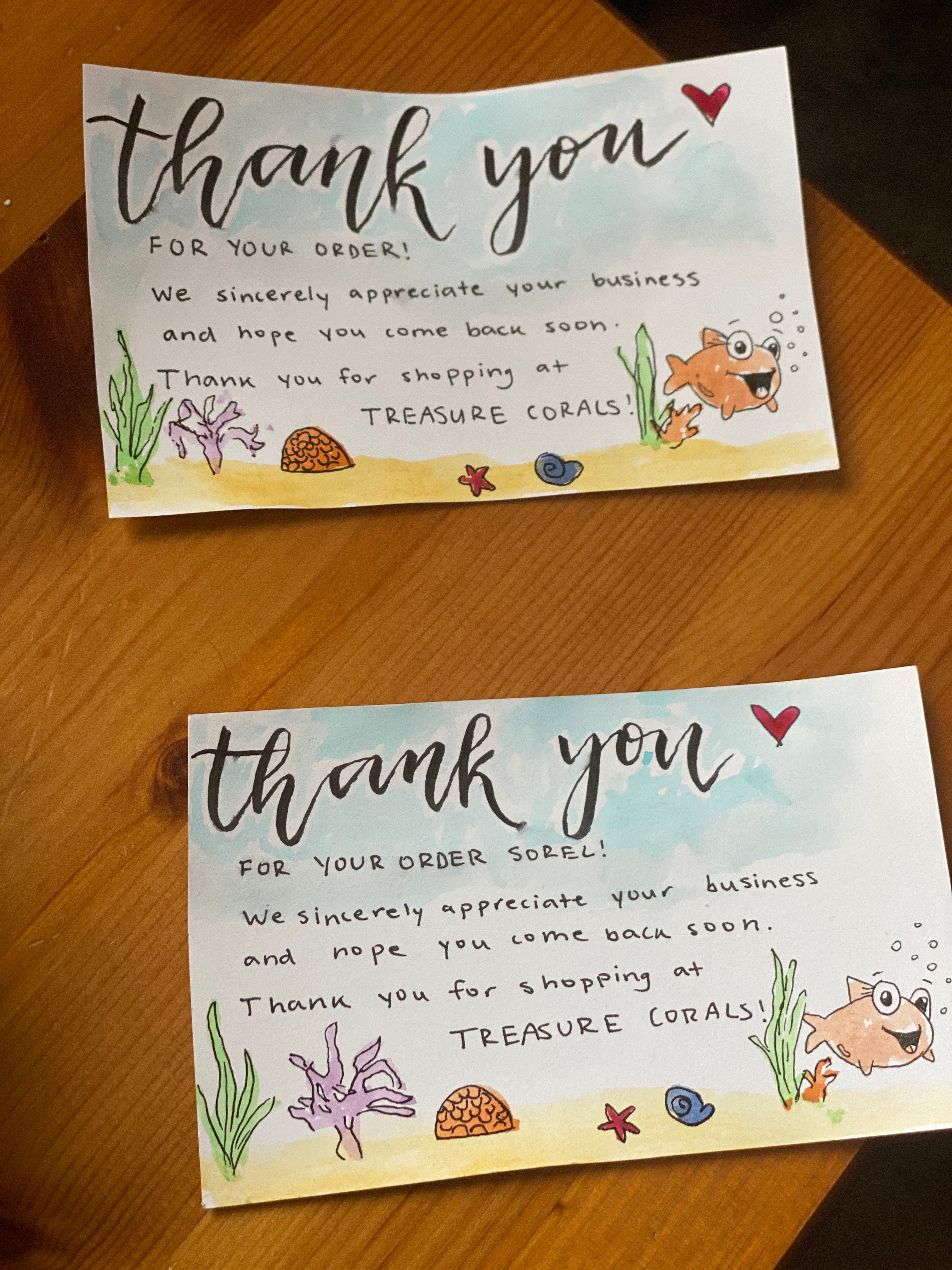 Thank you to our customers
