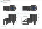 OceanSeaWave Meg R Gen 2 dimensions and mounting diagram